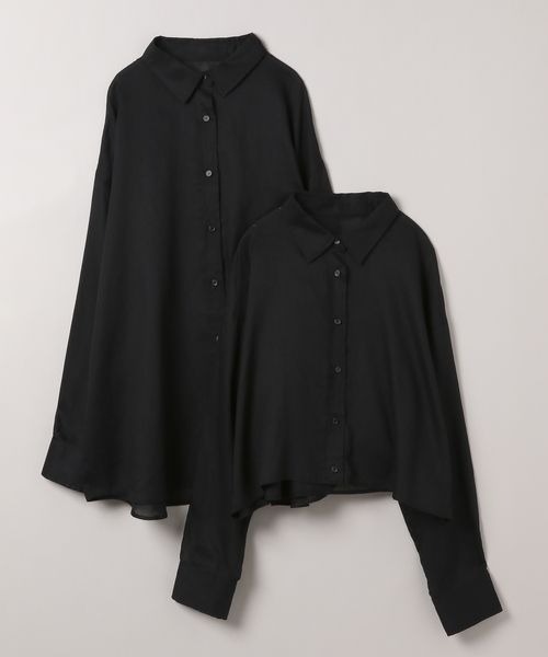 JEANASIS（ジーナシス）の「テンセルリネンシアーシャツ LS/327182（シャツ/ブラウス・レディース・ブラック/ブルー系その他/ホワイト/ピンク/ベビーピンク・SMALL/MEDIUM）」の21枚目の写真