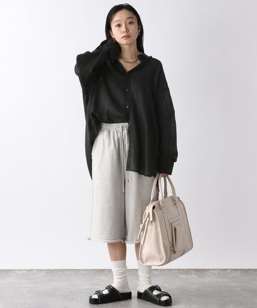 JEANASIS（ジーナシス）の「テンセルリネンシアーシャツ LS/327182（シャツ/ブラウス・レディース・ブラック/ブルー系その他/ホワイト/ピンク/ベビーピンク・SMALL/MEDIUM）」の17枚目の写真