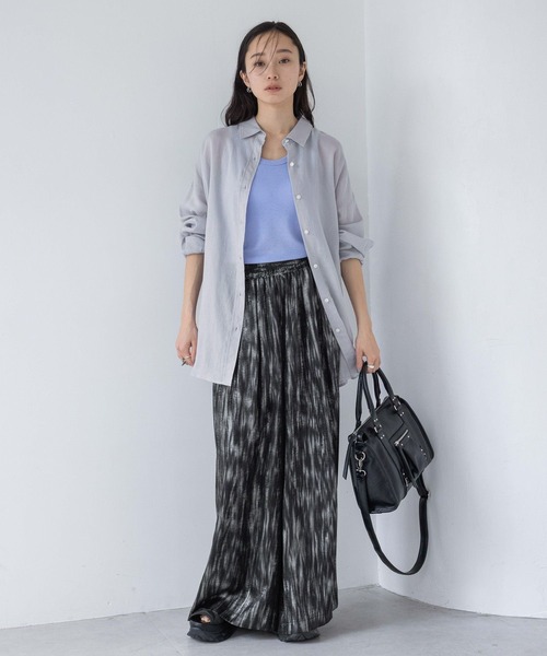 ma様/専用 セール】テンセルリネンシアーシャツ LS/327182（シャツ/ブラウス