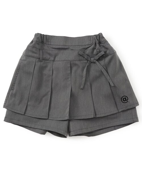 algy(アルジー)の「スラックスショーパン(スカート・キッズ・ベージュ/ブラック/グレー・XX-SMALL/X-SMALL/MEDIUM/SMALL)」の10枚目の写真