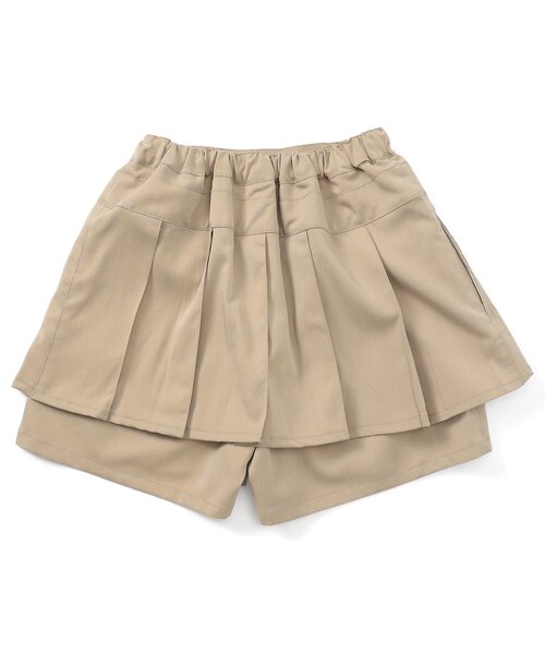 algy(アルジー)の「スラックスショーパン(スカート・キッズ・ベージュ/ブラック/グレー・XX-SMALL/X-SMALL/MEDIUM/SMALL)」の12枚目の写真