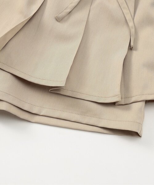 algy(アルジー)の「スラックスショーパン(スカート・キッズ・ベージュ/ブラック/グレー・XX-SMALL/X-SMALL/MEDIUM/SMALL)」の5枚目の写真