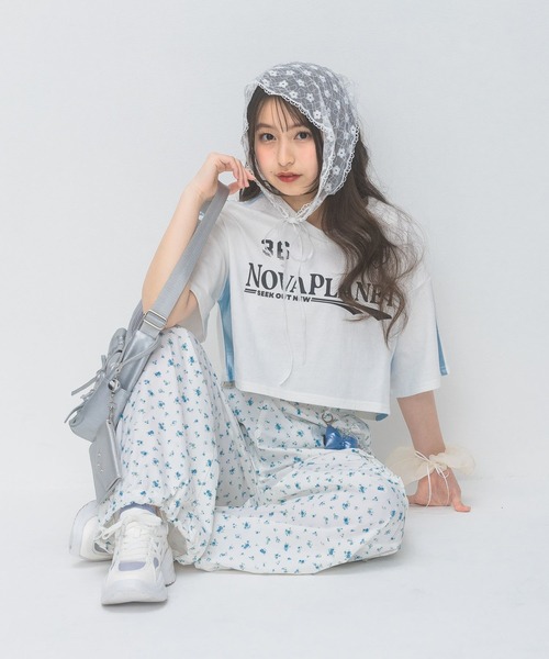 repipi armario（レピピ アルマリオ）の「キリカエショートゲームＴシャツ（Tシャツ/カットソー・キッズ・ネイビー/レッド/ホワイト・MEDIUM/LARGE/SMALL）」の9枚目の写真