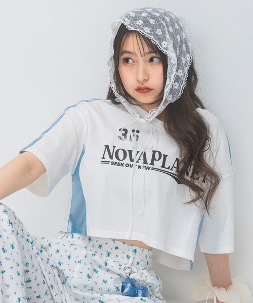 repipi armario（レピピ アルマリオ）の「キリカエショートゲームＴシャツ（Tシャツ/カットソー・キッズ・ネイビー/レッド/ホワイト・MEDIUM/LARGE/SMALL）」の11枚目の写真