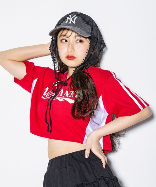 repipi armario（レピピ アルマリオ）の「キリカエショートゲームＴシャツ（Tシャツ/カットソー・キッズ・ネイビー/レッド/ホワイト・MEDIUM/LARGE/SMALL）」の18枚目の写真