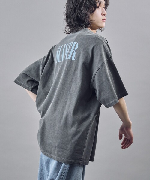 PUBLUX(パブリュクス)の「PUBLUX/パブリュクス NIRVANA SLIVER ピグメントTシャツ(限定展開)(Tシャツ/カットソー・メンズ・ブラック・LARGE/MEDIUM/SMALL)」の3枚目の写真