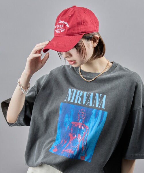 PUBLUX(パブリュクス)の「PUBLUX/パブリュクス NIRVANA SLIVER ピグメントTシャツ(限定展開)(Tシャツ/カットソー・メンズ・ブラック・LARGE/MEDIUM/SMALL)」の7枚目の写真