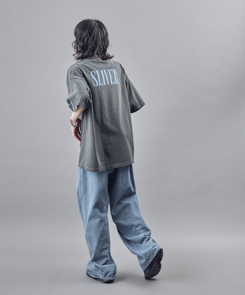 PUBLUX(パブリュクス)の「PUBLUX/パブリュクス NIRVANA SLIVER ピグメントTシャツ(限定展開)(Tシャツ/カットソー・メンズ・ブラック・LARGE/MEDIUM/SMALL)」の11枚目の写真