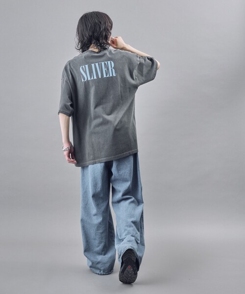 PUBLUX(パブリュクス)の「PUBLUX/パブリュクス NIRVANA SLIVER ピグメントTシャツ(限定展開)(Tシャツ/カットソー・メンズ・ブラック・LARGE/MEDIUM/SMALL)」の13枚目の写真