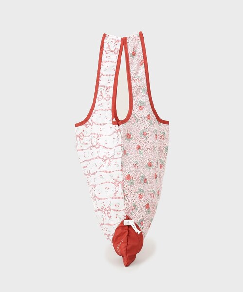 LAURA ASHLEY(ローラアシュレイ)の「【表裏の2柄がかわいい】パッカブル マイバッグ(エコバッグ/サブバッグ・レディース・ワイン系・00)」の5枚目の写真