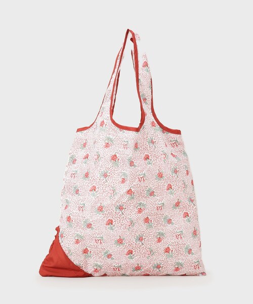 LAURA ASHLEY(ローラアシュレイ)の「【表裏の2柄がかわいい】パッカブル マイバッグ(エコバッグ/サブバッグ・レディース・ワイン系・00)」の6枚目の写真