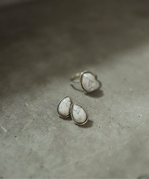 rapiecage（ラピエサージュ）の「【rapiecage glacon】ラインフレームオーバルストーンリング　GC（リング・レディース・ホワイト/グリーン・FREE）」の8枚目の写真