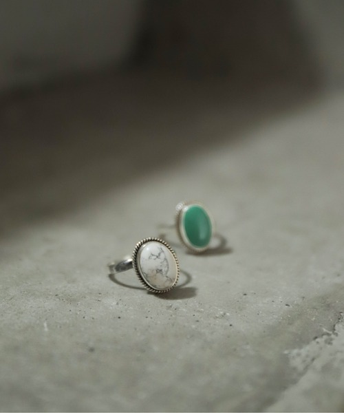 rapiecage（ラピエサージュ）の「【rapiecage glacon】ラインフレームオーバルストーンリング　GC（リング・レディース・ホワイト/グリーン・FREE）」の12枚目の写真