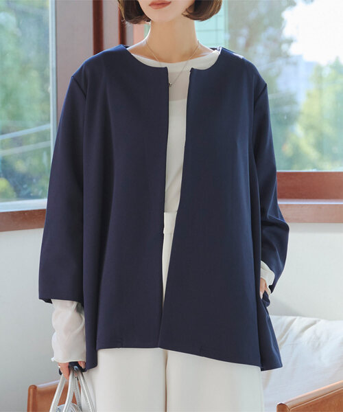 KOBE LETTUCE（コウベレタス）の「シアーベロアトップス（Tシャツ/カットソー・レディース・オフホワイト/グレー/ベージュ/チャコール/ピンク・M）」の7枚目の写真