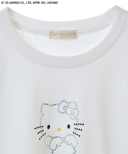 CANDY STRIPPER ANGEL HELLO KITTY Tシャツ ANGEL 【HELLO KITTY】RHINESTONE L/S TEE | Candy Stripper
