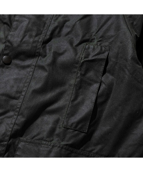 Kinetics（キネティクス）の「Barbour OS Beaufort Wax Jacket（バブアー ビューフォート ワックス コットン ブルゾン）（ブルゾン・メンズ・グリーン・34/36/38/40/42）」の4枚目の写真