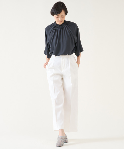 martinique(マルティニーク)の「チノパンツ(チノパンツ・レディース・ホワイト/ベージュ・1/2)」の5枚目の写真