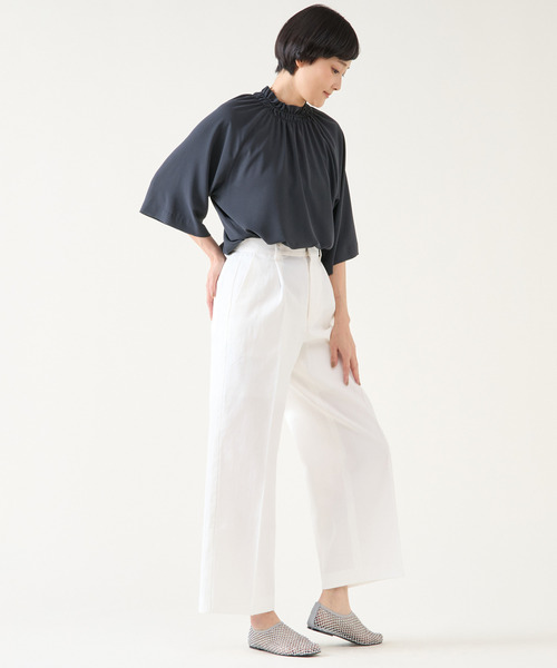 martinique(マルティニーク)の「チノパンツ(チノパンツ・レディース・ホワイト/ベージュ・1/2)」の6枚目の写真