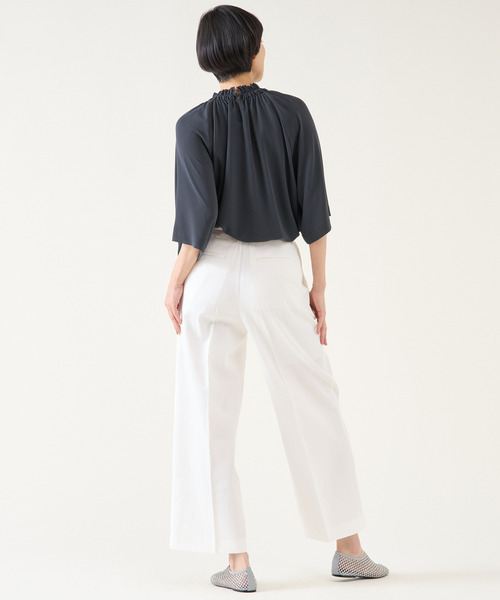 martinique(マルティニーク)の「チノパンツ(チノパンツ・レディース・ホワイト/ベージュ・1/2)」の7枚目の写真