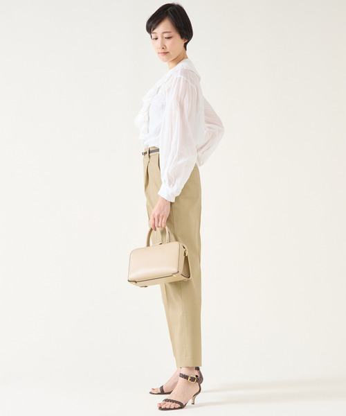 martinique(マルティニーク)の「チノパンツ(チノパンツ・レディース・ホワイト/ベージュ・1/2)」の11枚目の写真