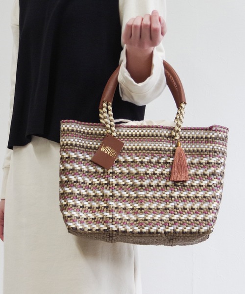 WOVEN (ウーヴン) /スモールドローストリングトート メキシコ製