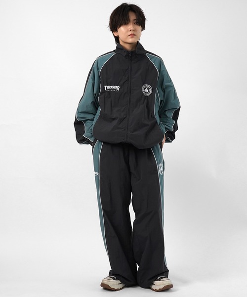 25SS【THRASHER】ドロスト ナイロントラックジャケット メンズ