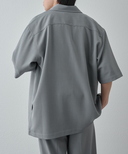 COLONY 2139（コロニートゥーワンスリーナイン）の「ドライスルー半袖ジップシャツ（シャツ/ブラウス・メンズ・ブラック/ネイビー/グレー・LARGE/MEDIUM）」の10枚目の写真