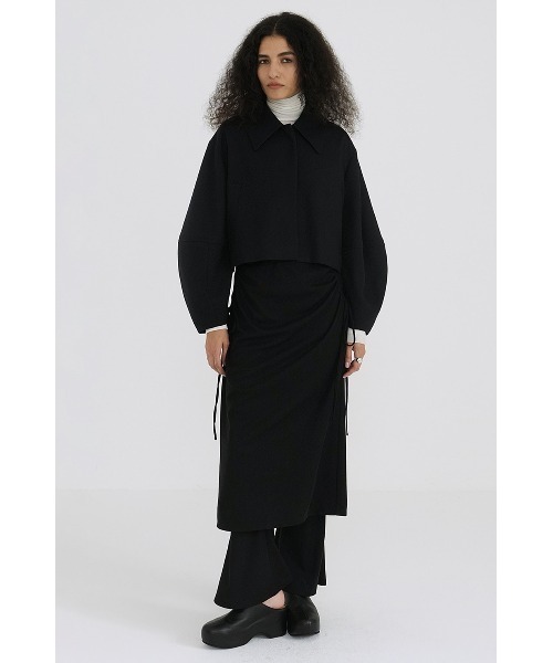 クラネ　正規品　HALF SLEEVE COCOON JACKET サイズ1 CLANE HALF SLEEVE COCOON JACKET - メルカリ