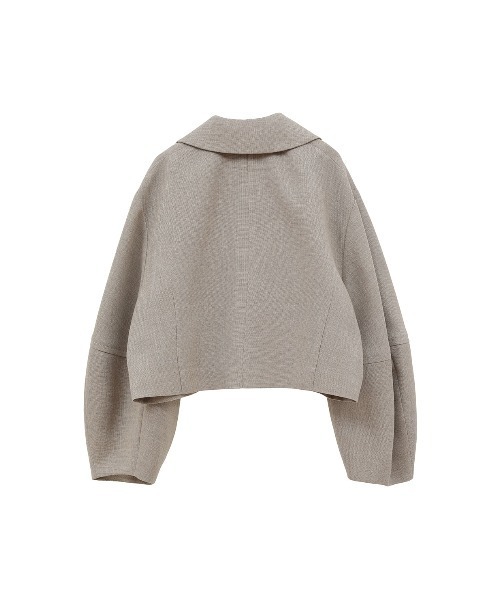 クラネ CLANE COCOON SLEEVE SHORT JACKET （IVORY） CLANE(クラネ)｜COCOON SLEEVE SHORT JACKET/ジャケット/IVORY