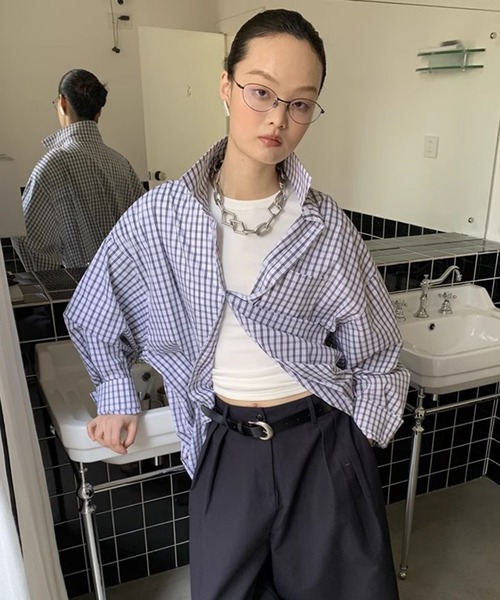 chuclla(チュクラ)の「【LONSLAN】 ストレッチフィット コンパクトT CHLONW25s016(Tシャツ/カットソー・レディース・ブラック/ホワイト・FREE)」の4枚目の写真