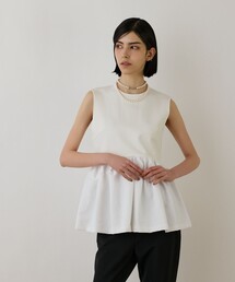 GRACE CONTINENTAL | タフタペプラムトップ(その他トップス)