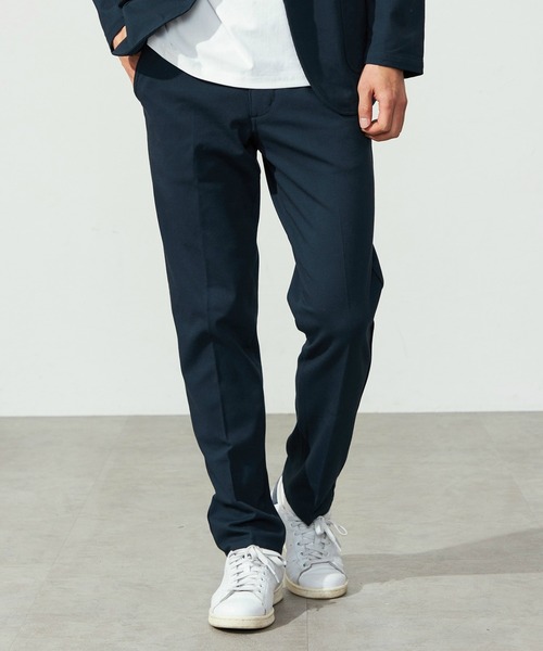 EDWIN(エドウィン)の「EDWIN エドウィン デニスラ AIR スリムテーパード スラックス トラウザー ビジネス ストレッチ 軽量(スラックス・メンズ・ライトブルー/チャコールグレー/ネイビー・SMALL/MEDIUM/X-LARGE/LARGE)」の3枚目の写真