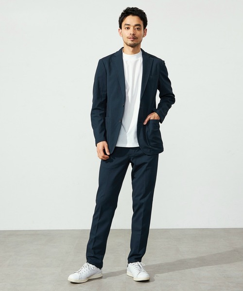 EDWIN(エドウィン)の「EDWIN エドウィン デニスラ AIR スリムテーパード スラックス トラウザー ビジネス ストレッチ 軽量(スラックス・メンズ・ライトブルー/チャコールグレー/ネイビー・SMALL/MEDIUM/X-LARGE/LARGE)」の16枚目の写真