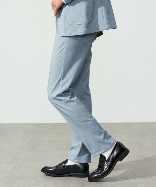 EDWIN(エドウィン)の「EDWIN エドウィン デニスラ AIR スリムテーパード スラックス トラウザー ビジネス ストレッチ 軽量(スラックス・メンズ・ライトブルー/チャコールグレー/ネイビー・SMALL/MEDIUM/X-LARGE/LARGE)」の10枚目の写真