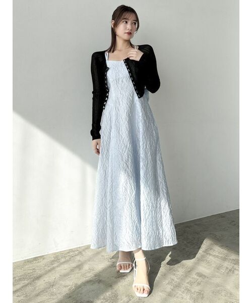 dazzlin(ダズリン)の「シンプルストラップサンダル(サンダル・レディース・オフホワイト/グリーン/オレンジ/ブラック・MEDIUM/LARGE)」の9枚目の写真