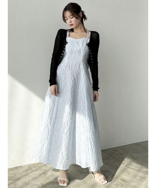 dazzlin(ダズリン)の「シンプルストラップサンダル(サンダル・レディース・オフホワイト/グリーン/オレンジ/ブラック・MEDIUM/LARGE)」の10枚目の写真