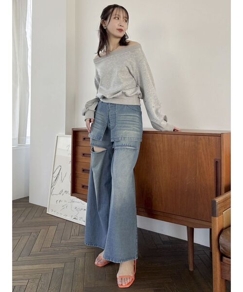 dazzlin(ダズリン)の「シンプルストラップサンダル(サンダル・レディース・オフホワイト/グリーン/オレンジ/ブラック・MEDIUM/LARGE)」の11枚目の写真