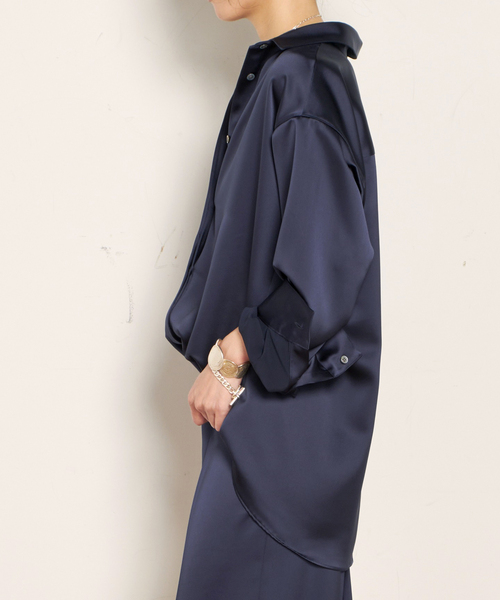 サテンシャツ（シャツ/ブラウス）｜AP STUDIO（エーピーストゥディオ