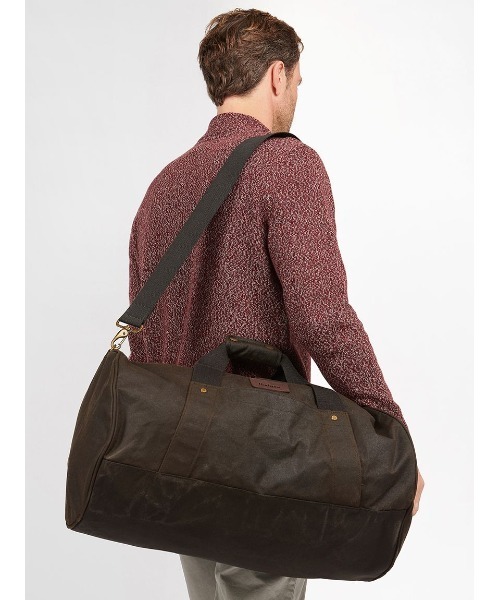Barbour ワックスコットン ボストンバッグ Essential Duffle ワックスコットン ボストンバッグ（ボストンバッグ