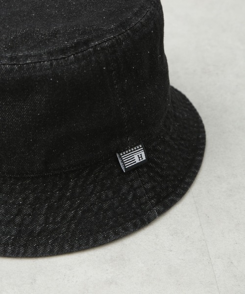 Healthknit(ヘルスニット)の「Healthknit/デニムバケットハット(ハット・レディース・ブラック/ネイビー・FREE)」の4枚目の写真