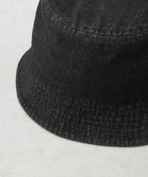 Healthknit(ヘルスニット)の「Healthknit/デニムバケットハット(ハット・レディース・ブラック/ネイビー・FREE)」の3枚目の写真
