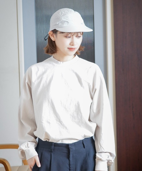 MEI(メイ)の「【MEI/メイ】ナイロンリップジェットキャップ(キャップ・メンズ・ベージュ/ライトグレー/クリアブルー/ブラック・FREE)」の13枚目の写真