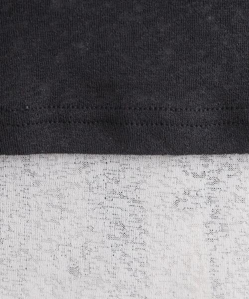 SHOO・LA・RUE(シューラルー)の「【洗える/S-LL/2点セット】1セットあると便利 シアーレイヤードロンTセット(その他トップス・レディース・ベージュ/ライトグレー/ブラック・01/02/03/04)」の10枚目の写真