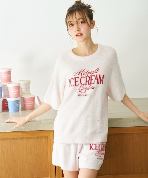 【期間限定出品】新品 gelato pique ジェラートピケ ルームウェア セール】【COOL COLLECTION】【接触冷感】ICEジャガードプル