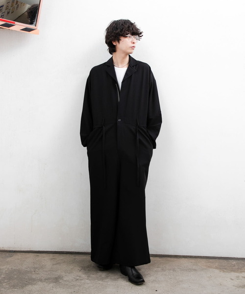 SENSE OF PLACE by URBAN RESEARCH(センスオブプレイスバイアーバンリサーチ)の「ベルトテッドジャンプスーツ(その他パンツ・メンズ・ブラック/ベージュ・MEDIUM/LARGE)」の20枚目の写真
