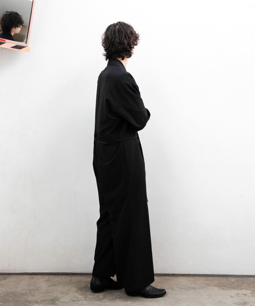SENSE OF PLACE by URBAN RESEARCH(センスオブプレイスバイアーバンリサーチ)の「ベルトテッドジャンプスーツ(その他パンツ・メンズ・ブラック/ベージュ・MEDIUM/LARGE)」の21枚目の写真