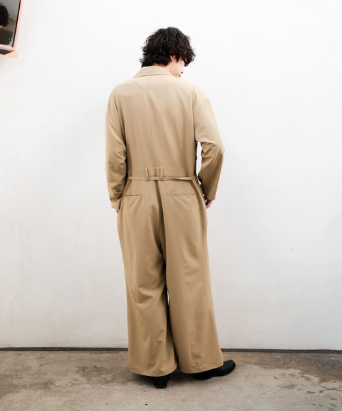 SENSE OF PLACE by URBAN RESEARCH(センスオブプレイスバイアーバンリサーチ)の「ベルトテッドジャンプスーツ(その他パンツ・メンズ・ブラック/ベージュ・MEDIUM/LARGE)」の5枚目の写真