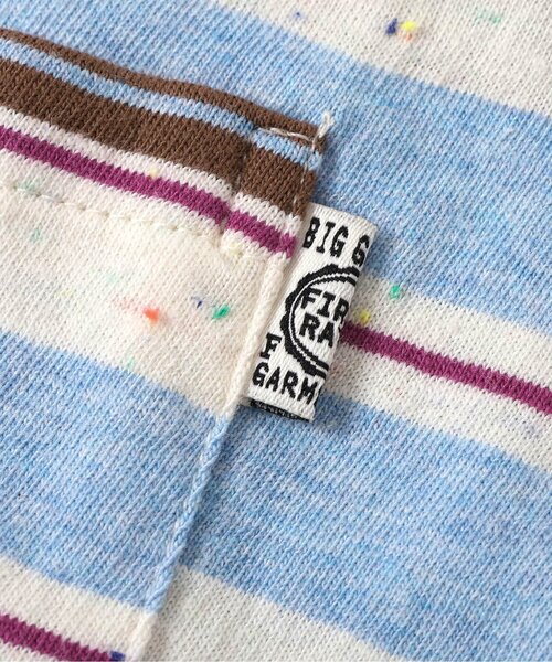 F.O.KIDS（エフオーキッズ）の「【ジュニア対応】マルチボーダーワイド半袖Tシャツ（Tシャツ/カットソー・キッズ・ブラック/サックスブルー/グリーン/イエロー・80/90/100/110/120/130/140/150/160）」の8枚目の写真