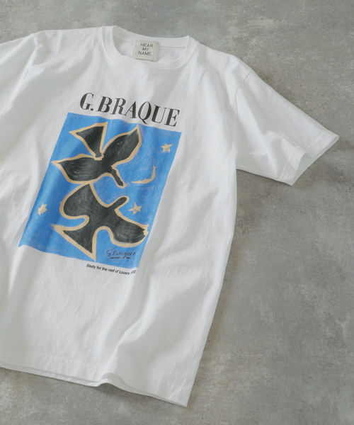 EDIFICE(エディフィス)の「Georges Braque (ジョルジュ・ブラック) 別注 プリント Tシャツ(Tシャツ/カットソー・メンズ・ブラック/ブルー系その他/ラベンダー/ブルー/イエロー・LARGE/MEDIUM)」の10枚目の写真