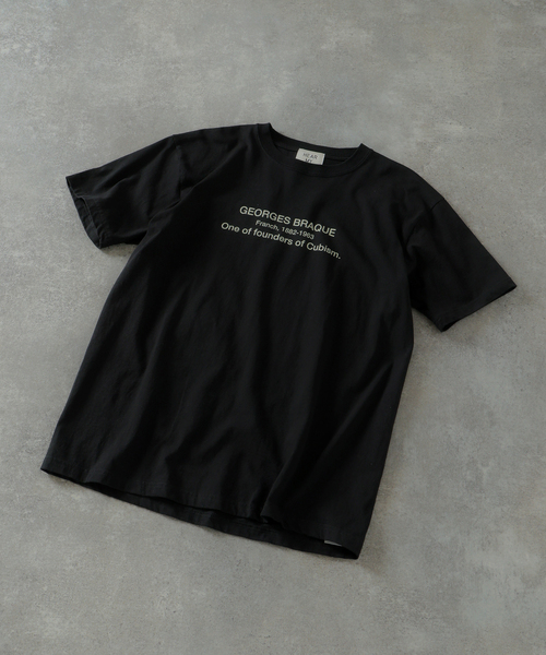 EDIFICE(エディフィス)の「Georges Braque (ジョルジュ・ブラック) 別注 プリント Tシャツ(Tシャツ/カットソー・メンズ・ブラック/ブルー系その他/ラベンダー/ブルー/イエロー・LARGE/MEDIUM)」の11枚目の写真